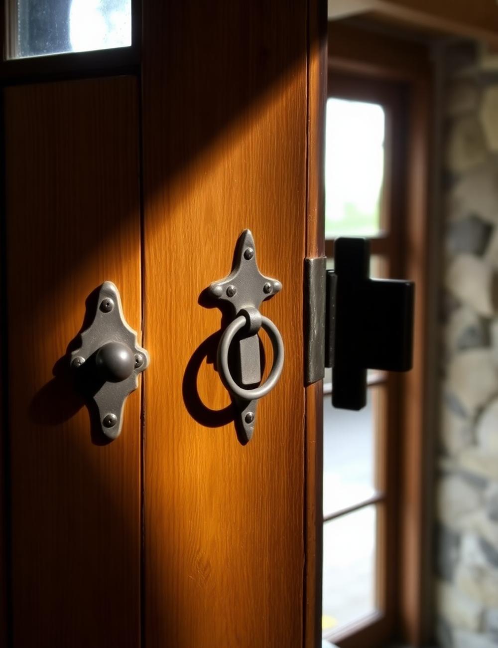 Forged door hardware